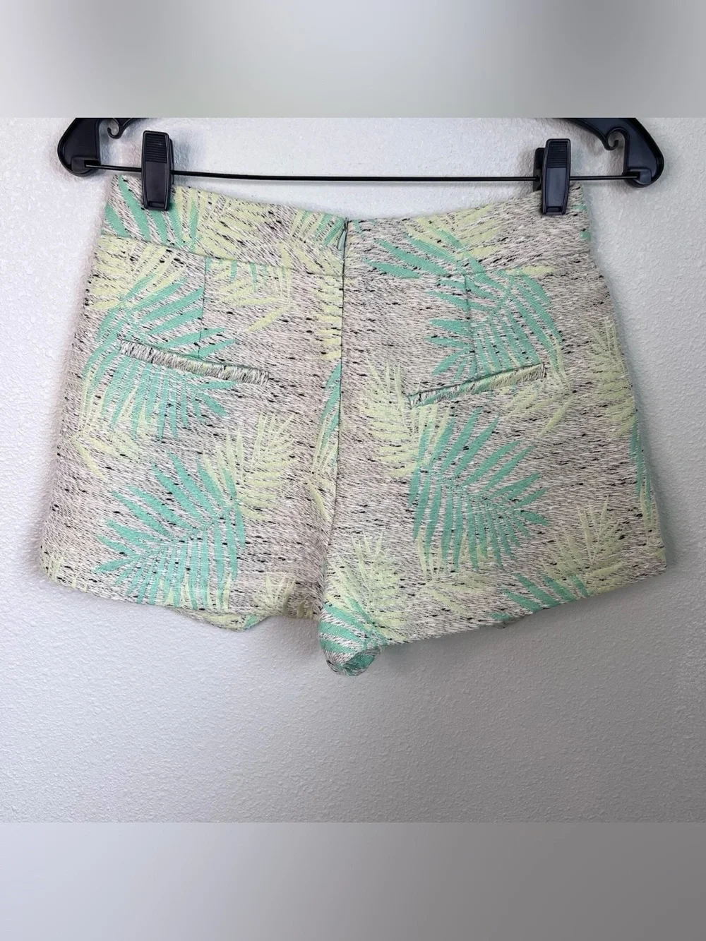 Sorority Size Small Tropical Palm Leaf Skort & Top Matching Set
